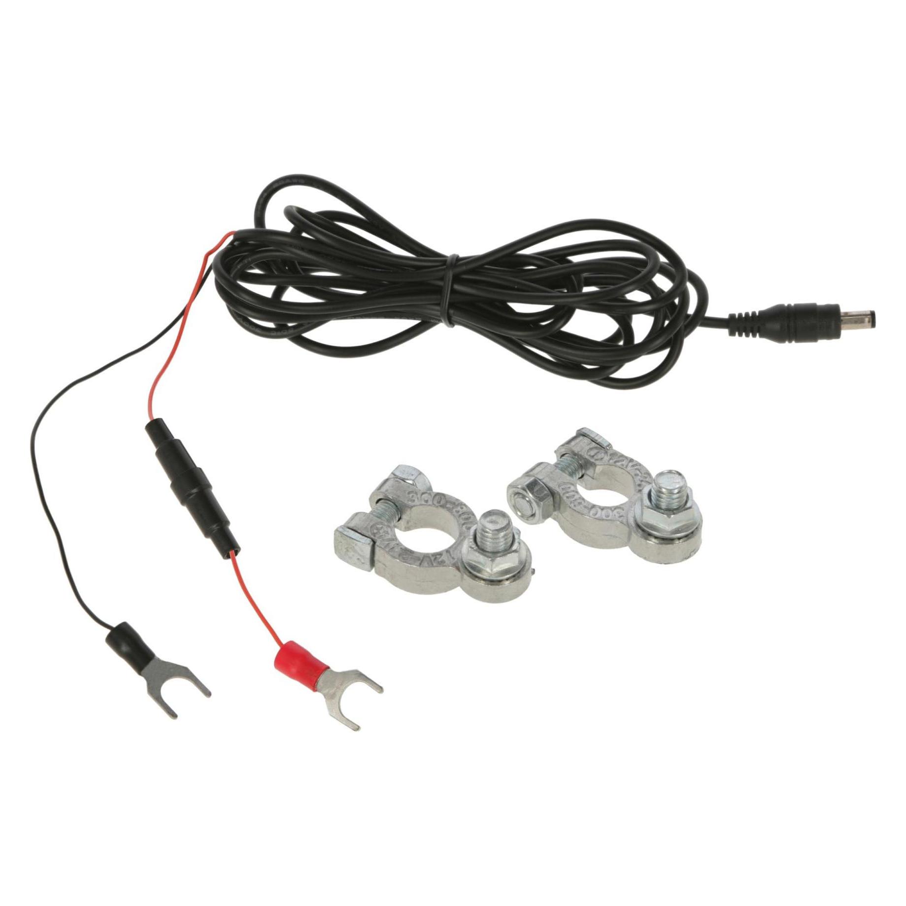 Kerbl 70557 Anschlusskabel für Auto Weidezaunbatterie, 3m Länge, 50 Stück (70557)