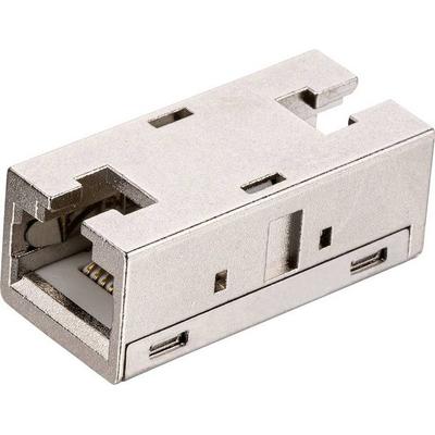 Roline RJ-45 Kupplung geschirmt, Cat.6A RJ-45 Kupplung geschirmt, Kat.6A (Class EA), Metallgehäuse 21.17.3097 Kupplung, gerade