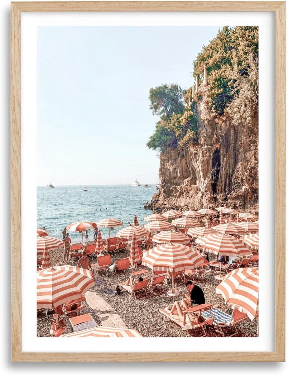 Canvas Print Wanddecoratie Summer - Fotografie op Canvas - Meerkleurig