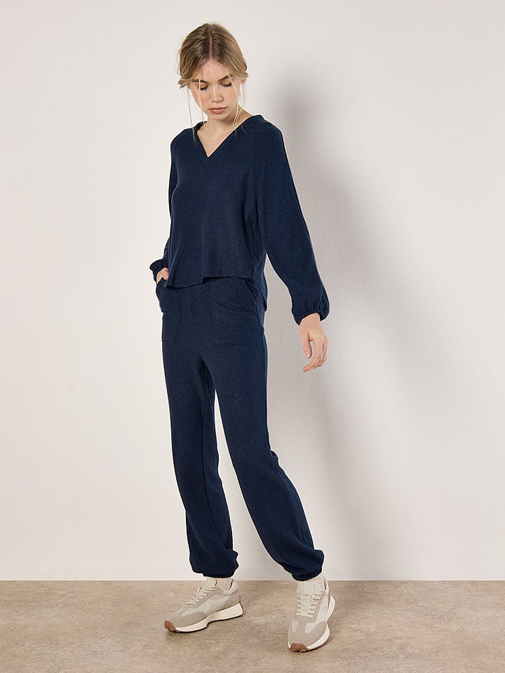 Apricot Bluse in Dunkelblau - XS