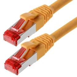 Helos Patchkabel S/FTP Cat 6 gelb 3,0m