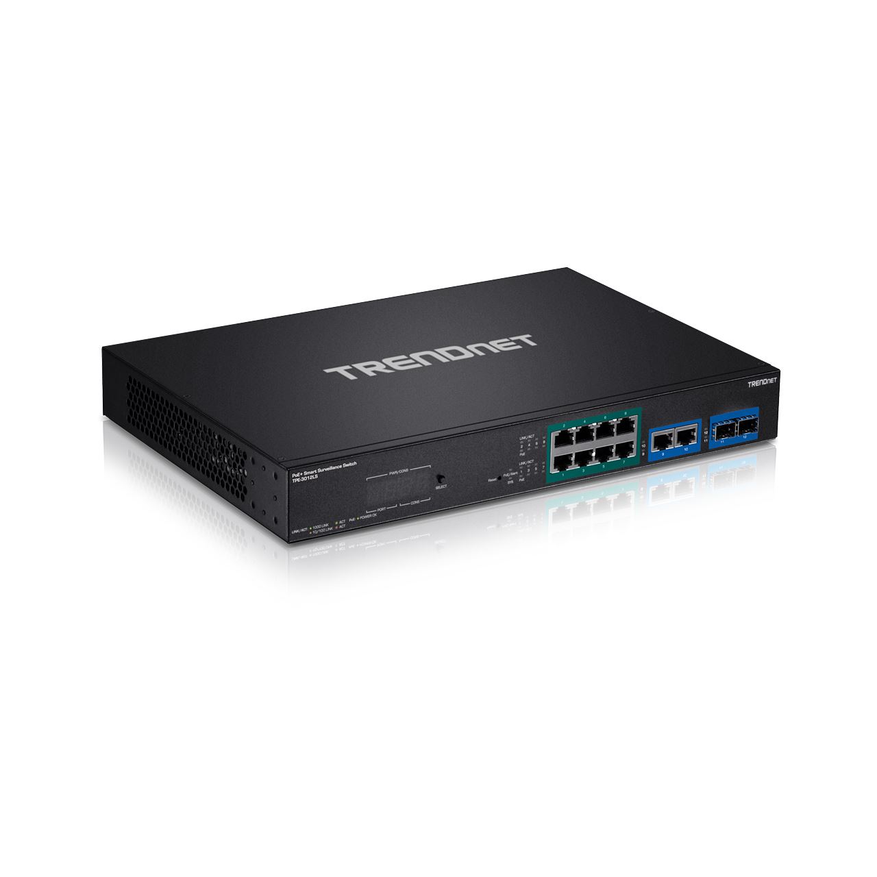 TrendNet 12-Port Gigabit PoE+ Smart Surveillance Switch