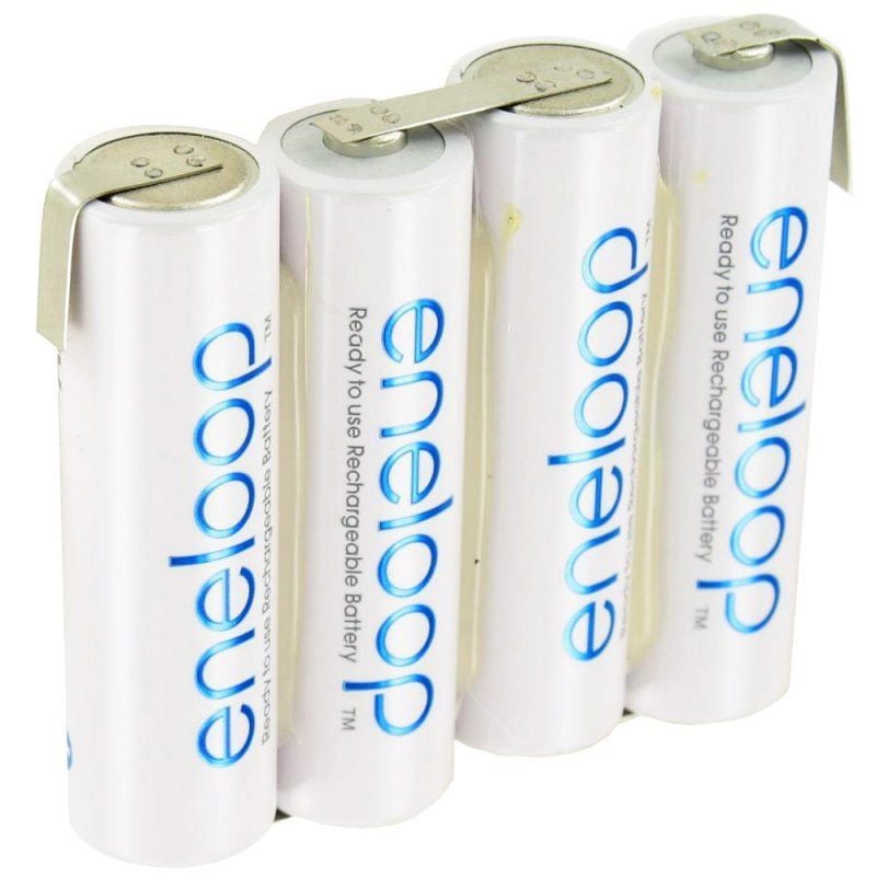 Panasonic eneloop BK-3MCC 4.8V batterij pack met 4x 2000mAh