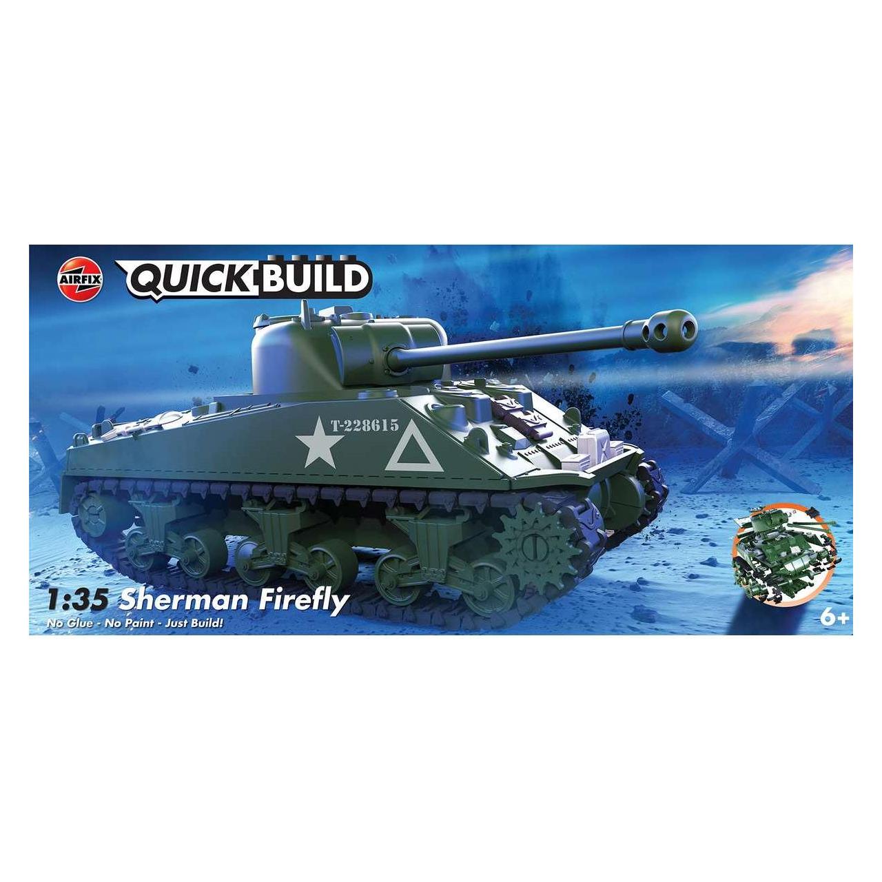 Airfix QUICKBUILD Sherman Firefly (J6042)