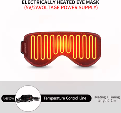 Inspire Picks Electric Heated Eye Mask With Warm Compress 3 Level Heating Eye Pad For Dry Eye Comfort & Restful Sleep heating