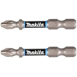 Makita Torsion Bit PZ2 Impact Premier 50mm 2 Stück Schlagschrauber E-03305