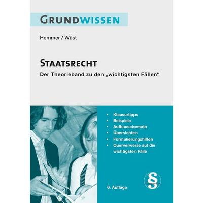 Grundwissen Staatsrecht, Paperback von Achim Wüst,Karl-Edmund Hemmer, Hemmer/Wüst