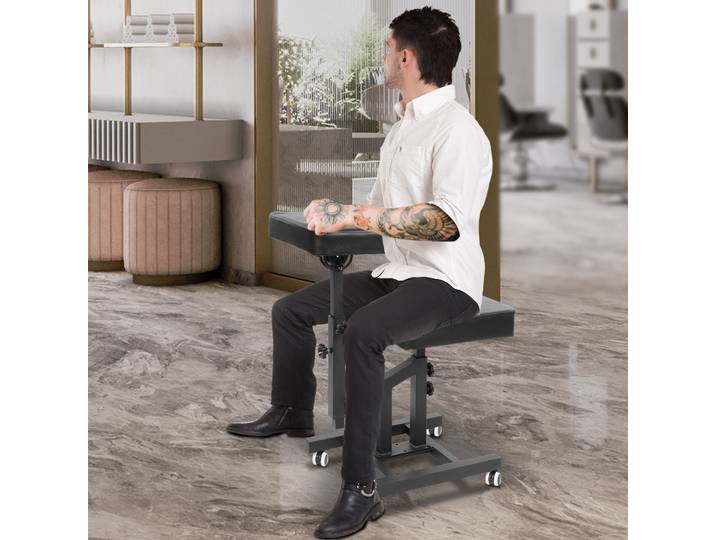 Chaise de coiffure réglable, chaise de salon hydraulique, chaise multi-usage à réglage de hauteur avec 180 ° Fauteuil pivotant pour salon de beauté