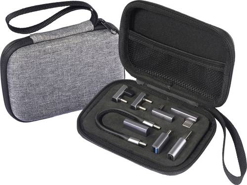 Renkforce USB4, USB 3.1 Gen 1 (USB3.0) Verbindungskabel [1x USB 3.0 - 1x ] USB-C Aluminum adapter Kit set with bag in grey