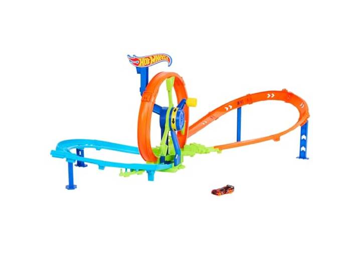 Hot Wheels Rapid Launch & Loop baanset met speelgoedauto