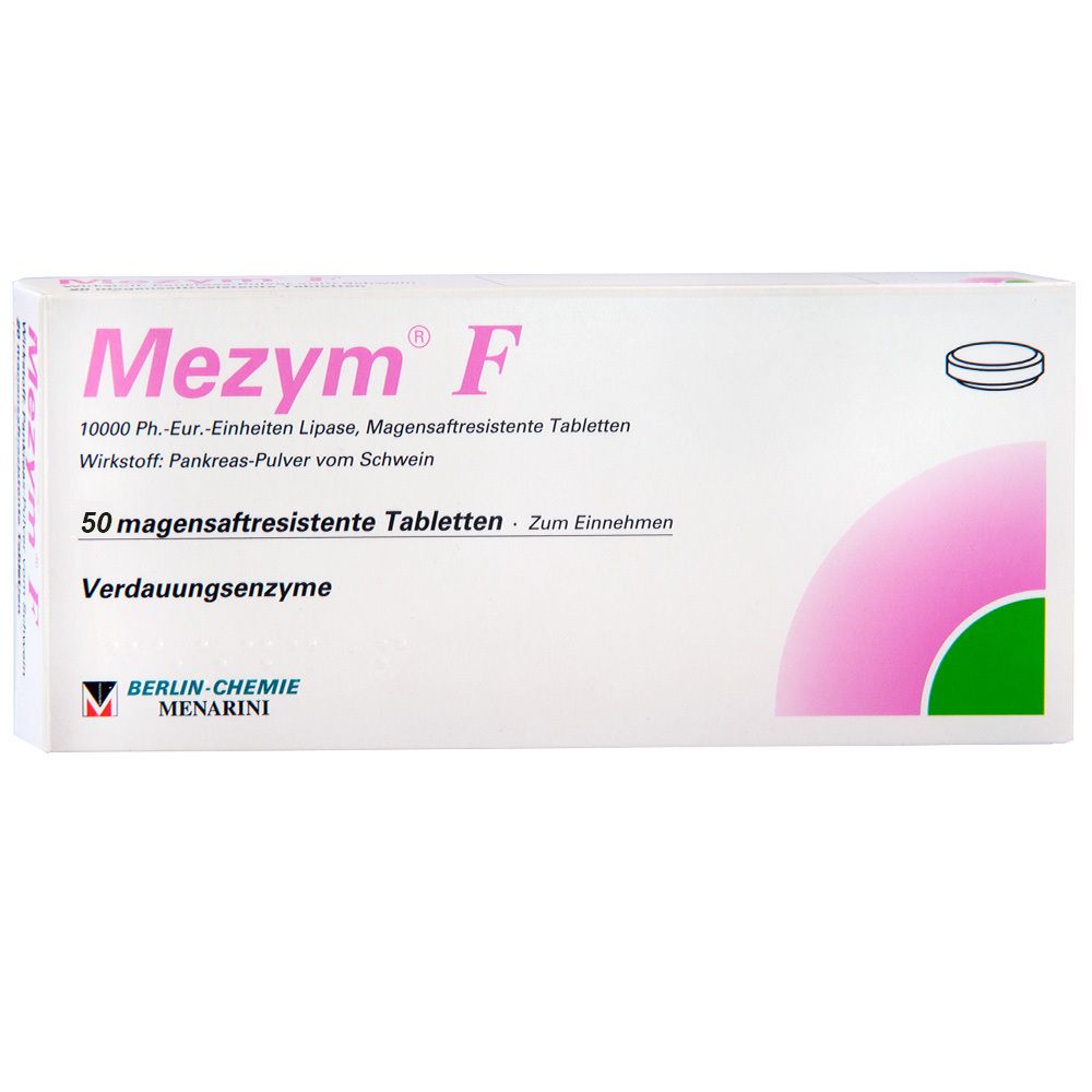 Mezym F magensaftresistente Tabletten 50 St magensaftresistent