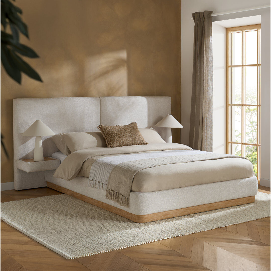 Latitude Run Bernathe BED WHITE White Double (4'6)