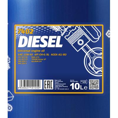 SCT - MANNOL Motoröl Mannol Diesel 15W-40 [10L] MN7402-10