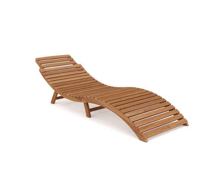 Sonnenliege Holz ALMERIA klappbar