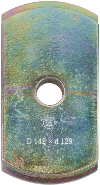 Plaque adaptatrice Fuso 330, Ø intérieur 129 mm, Ø extérieur 142 mm KS Tools (460.0836)