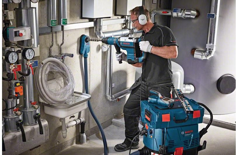 Absauganlage BOSCH PROFESSIONAL, blau, B:14,3cm H:0,25cm, Absauganlagen, Absauganlage blau Einheitsgröße