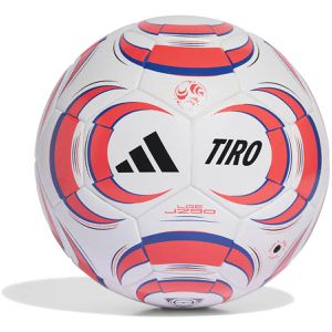 adidas Fußball Tiro League Junior 290, Größe 4, 290 Gramm, weiß/rot/blau, Spiel- & Trainingsball