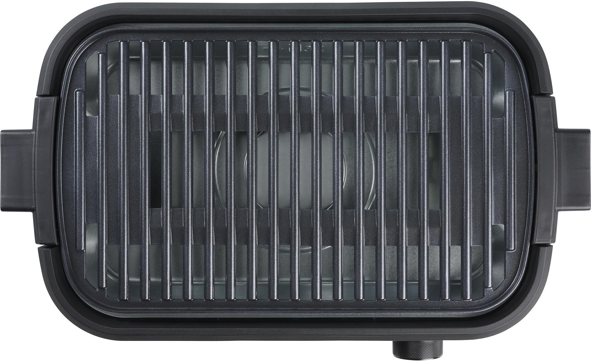 Tischgrill PRINCESS "Table Chef Purify", silber (schwarz, silber), B:25cm H:12,5cm T:45cm, Kontaktgrill_Standgrill_Tischgrill_Teppanyakigrill, Tischgrill, Innovativer Elektrogrill mit Luftreinigungssystem schwarz, silber Einheitsgröße
