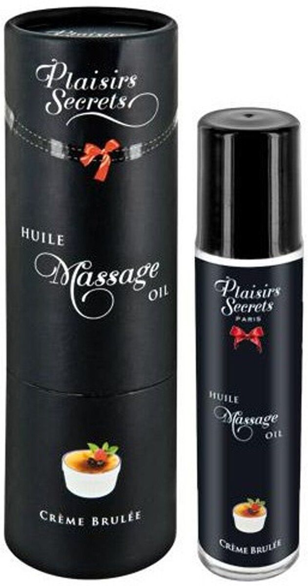 Plaisirs Secrets Huile de massage crème brülée 59ml