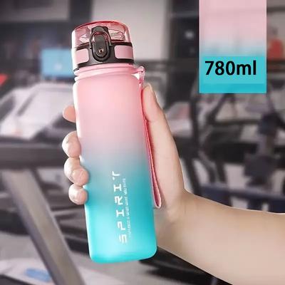 ModernMart HydraTrail Sports Water Bottle For Gym, Cycling & Outdoor Adventures pink