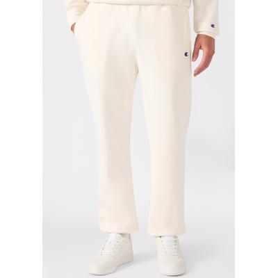 Jogginghose CHAMPION "SPORTWEAR CUFFED PANTS Relax Fit", Herren, Gr. L, N-Gr, beige (egt), Obermaterial: 67% Baumwolle, 33% Polyester, Hosen Jogginghose, mit Bündchen am Bein, Relax Fit, aus Baumwolle und Polyester