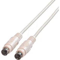 ROLINE 11015818 - Kabel PS/2 Stecker auf Stecker, 1,8 m