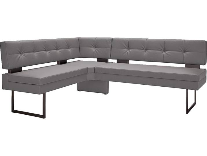 Dieter Knoll Eckbank LIMONE, grau, Stoff