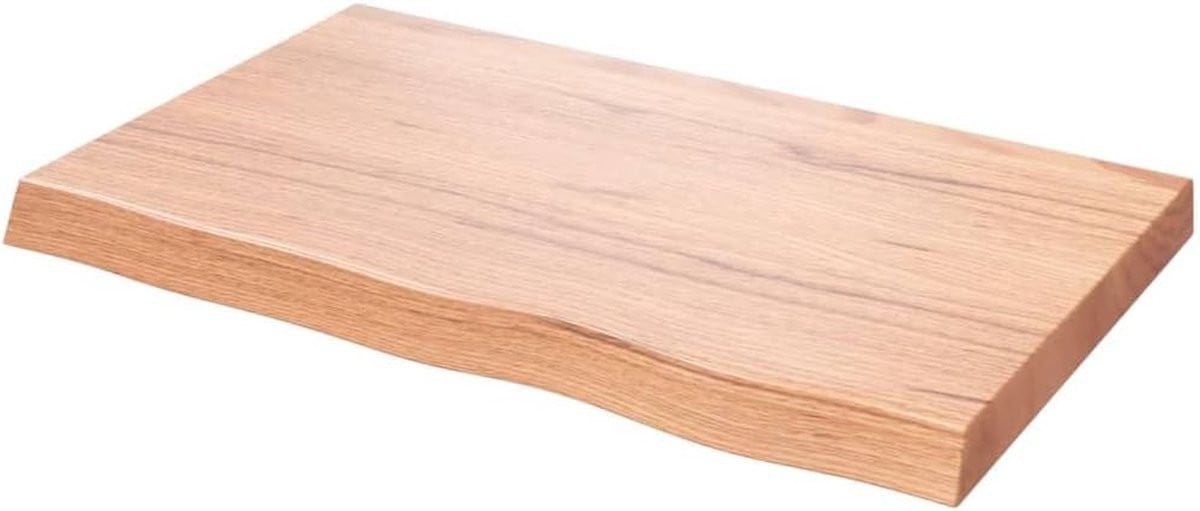 Handgemaakte Live Edge Wandplank van Eikenhout - Drijvende Foto Rek voor Woonkamer, Slaapkamer, Keuken of Badkamer
