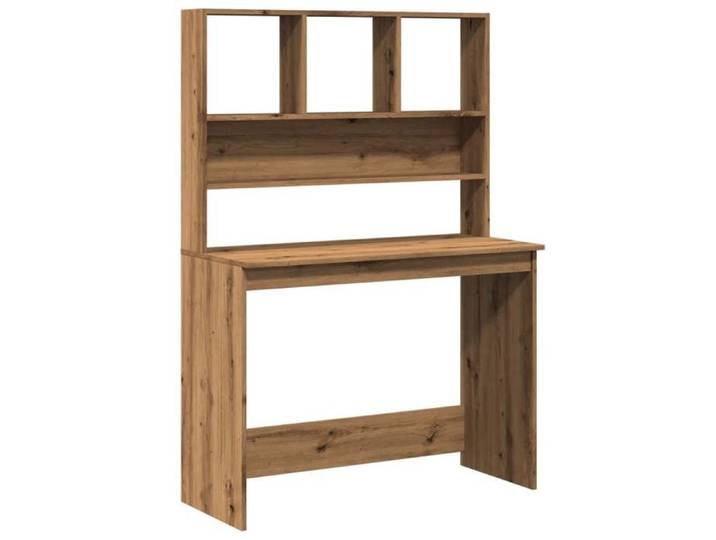 SALE 2025 Bureau informatique multimédia - Bureau avec étagères - multi-rangements - chêne artisanal - bois d'ingénierie 24 3 Kg