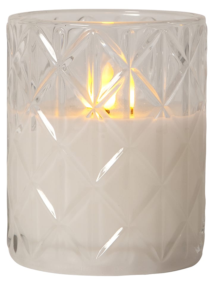 STAR Trading LED-Windlicht "Flamme Romb" in Weiß - onesize
