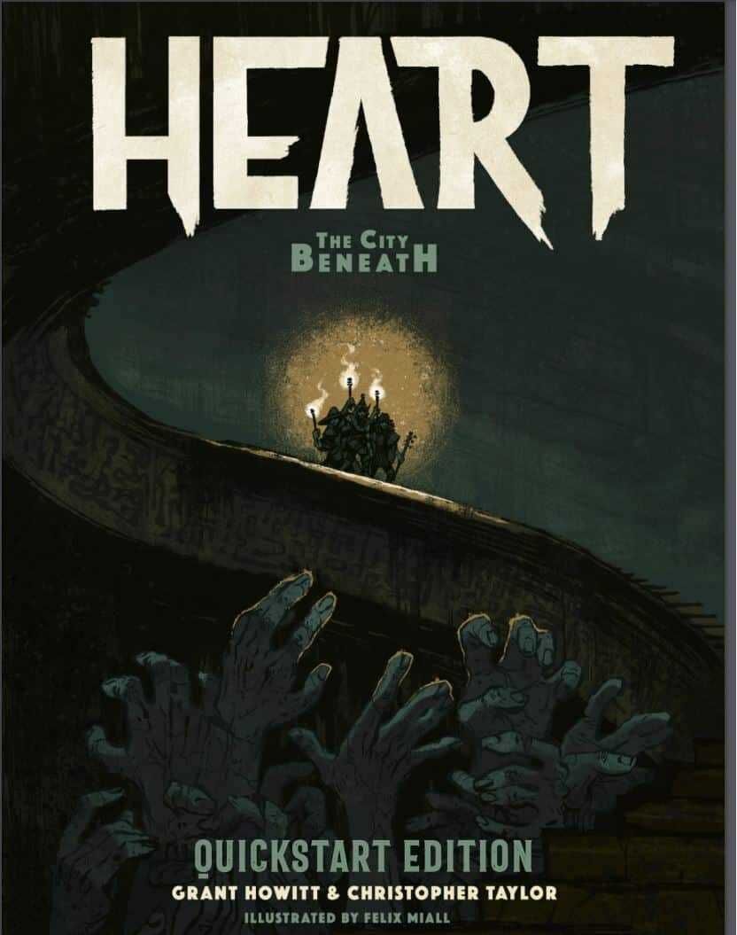 Rowan, Rook and Decard Ltd Heart Quickstart - Spine Printing for Tabletop Role-Playing Game