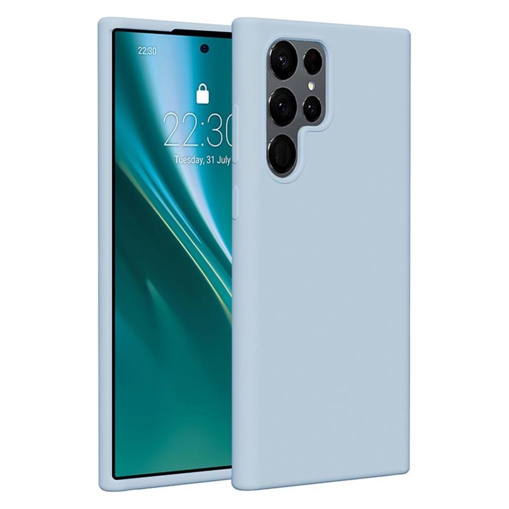 Etteri Silikonhülle für Samsung Galaxy S22 Ultra hellblau (Samsung Galaxy S22 Ultra) (GSM183507)