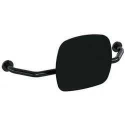 Hewi 801 Rückenstütze 801.51.917390 Wandabstand 230mm, Lehne tiefschwarz, tiefschwarz