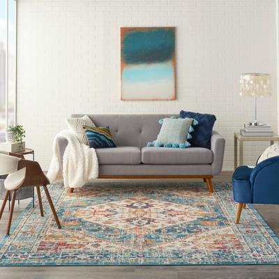 Copper Grove Alsleben Vintage Persian Floral Medallion Area Rug