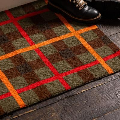 Makers Collective "Camp Wandawega Lodge Wool Hook Rug - 24x36"""