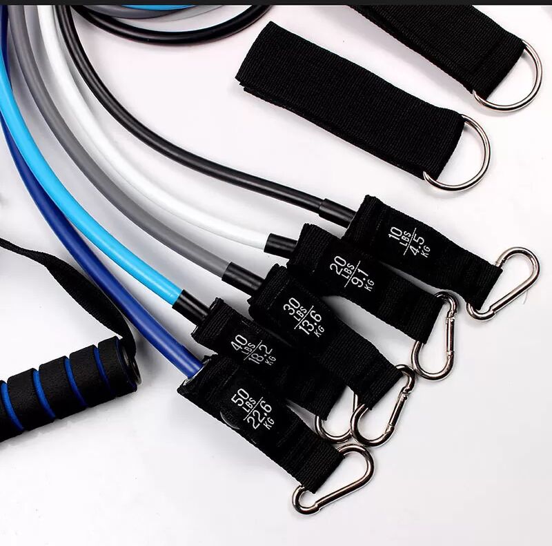 INF Kit de 11 cordes de traction de 150 lb pour entraînement complet du corps