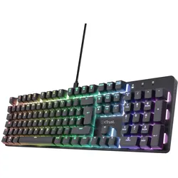 Trust GXT 871 Zora Mechanische Gaming-Tastatur, DE Layout