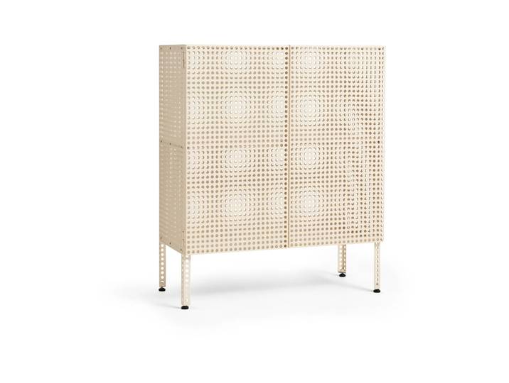 HAY Armoire Perforated Cabinet medium Eggshell