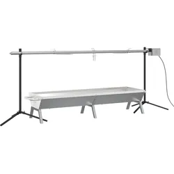 vidaXL Rotisserie-Grill Automatisch Edelstahl