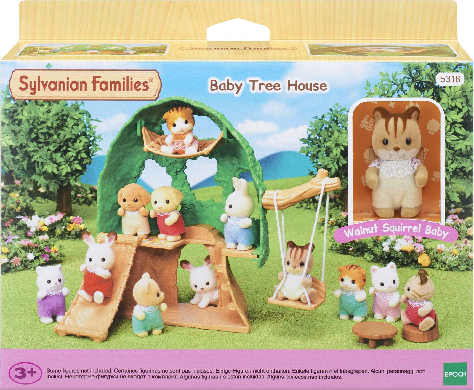 Sylvanian Families The Baby Playhouse met glijbaan, schommel en hangmat