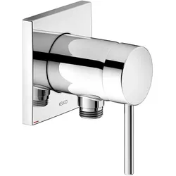KEUCO IXMO Soft Einhebel-Brausemischer mit Schlauchanschluss, Rosette eckig, 59552010202, Farbe: Verchromt