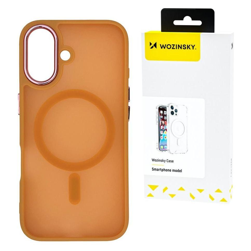 Wozinsky Fashion Case MagSafe for Samsung Galaxy S25+ - orange (Samsung Galaxy S25+) (5907769370007)