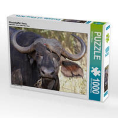 CALVENDO Puzzle Wasserbüffel, Kenia | 1000 Teile Lege-Größe 64x48cm Foto-Puzzle für glückliche Stunden