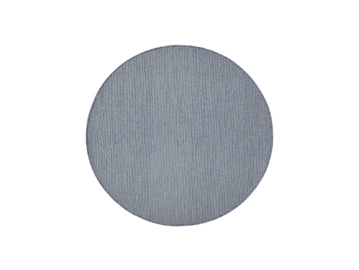 Tapis en laine bleu ø 150 cm rond