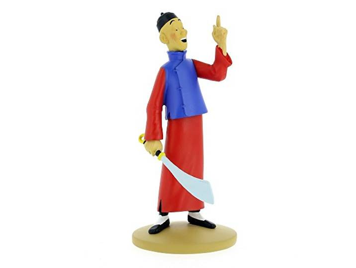 Collectible figurine Tintin Didi Jen-Ghié is crazy Moulinsart 42218 (2018)