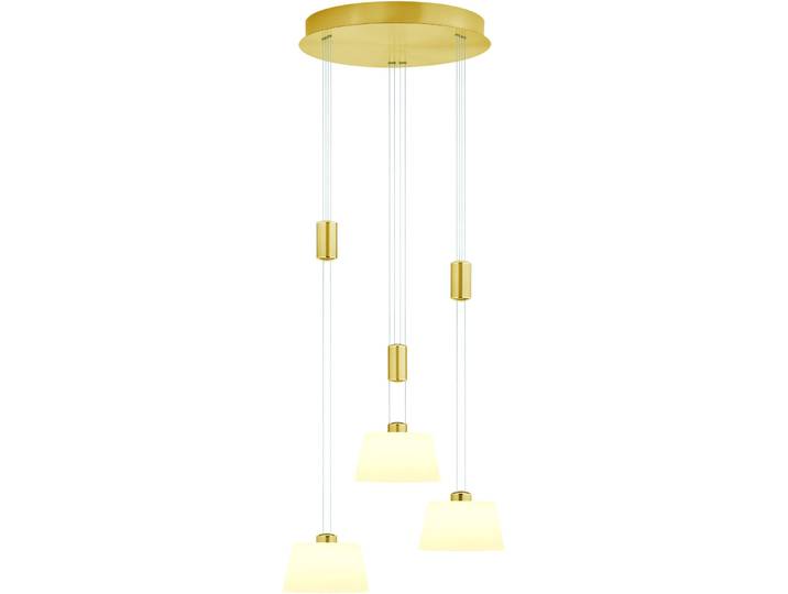 Pendellampe Elegance messing matt Metall 2100 lm B 43 cm - LED - Lichtfarbe: Extra warmweiss - Pendellampe- LED Energiesparlampe