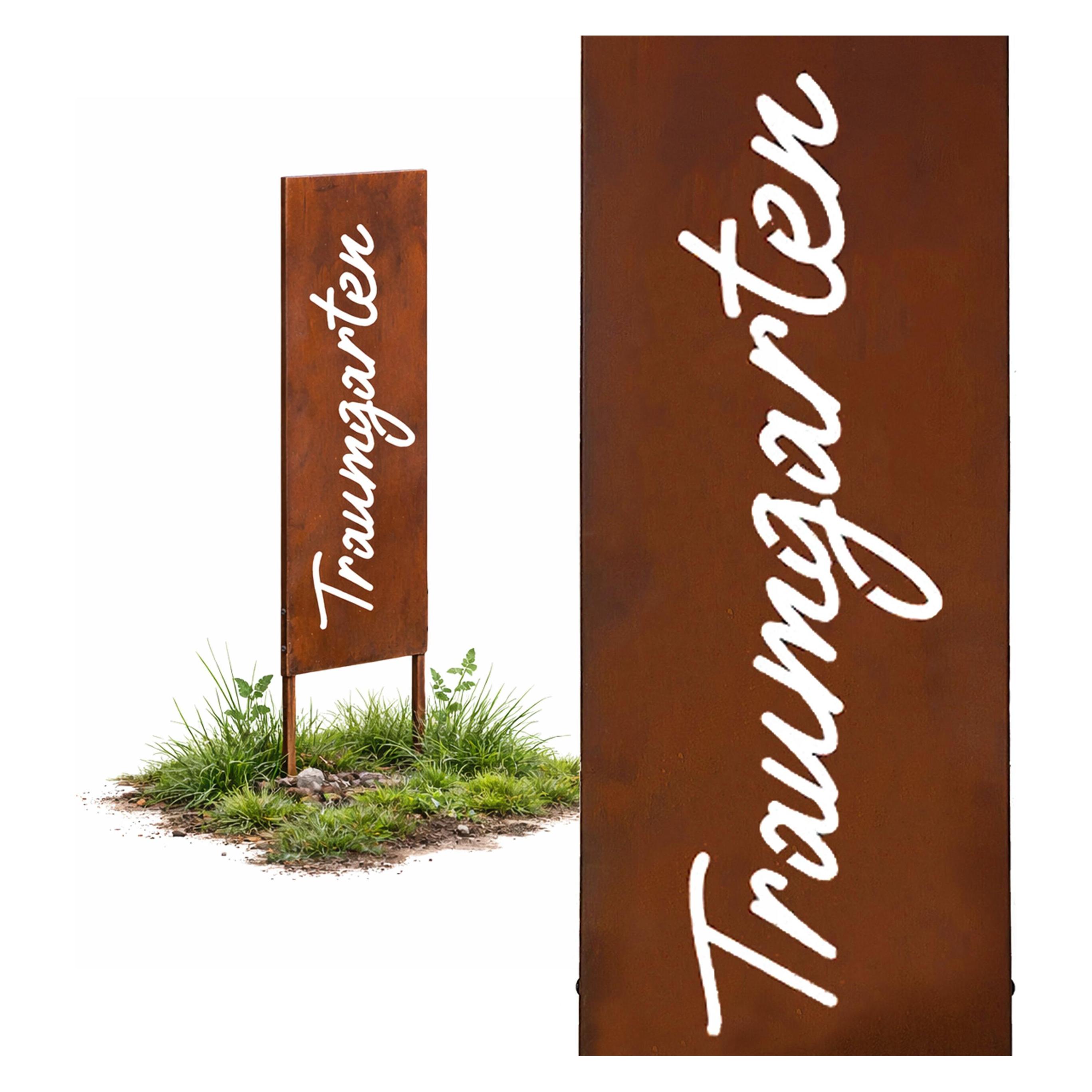 Relaxdays Edelrost-Gartendeko (4052025835446)