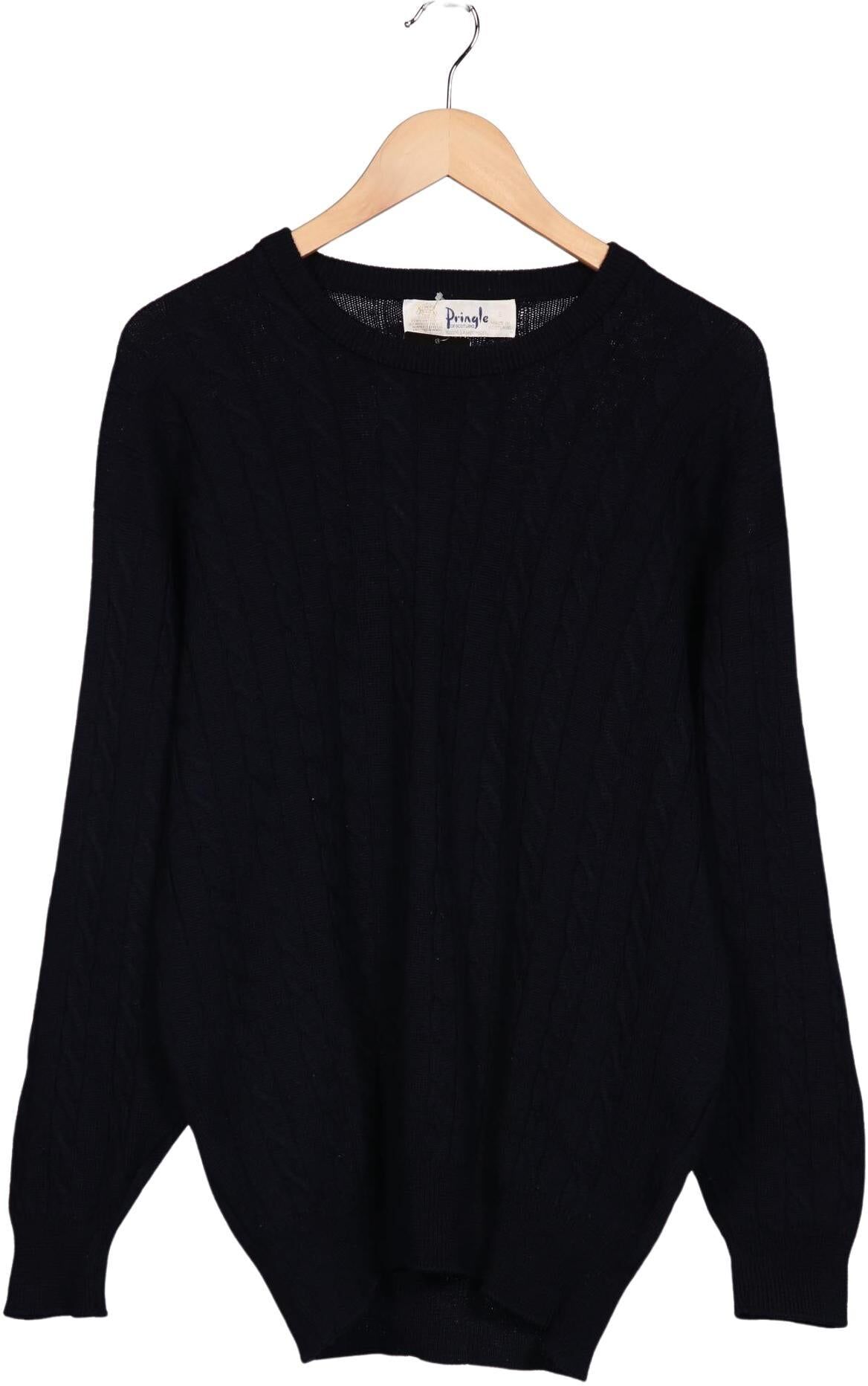 Pringle of Scotland Damen Pullover, Marineblau, Gr. S, Schurwolle - Second Hand