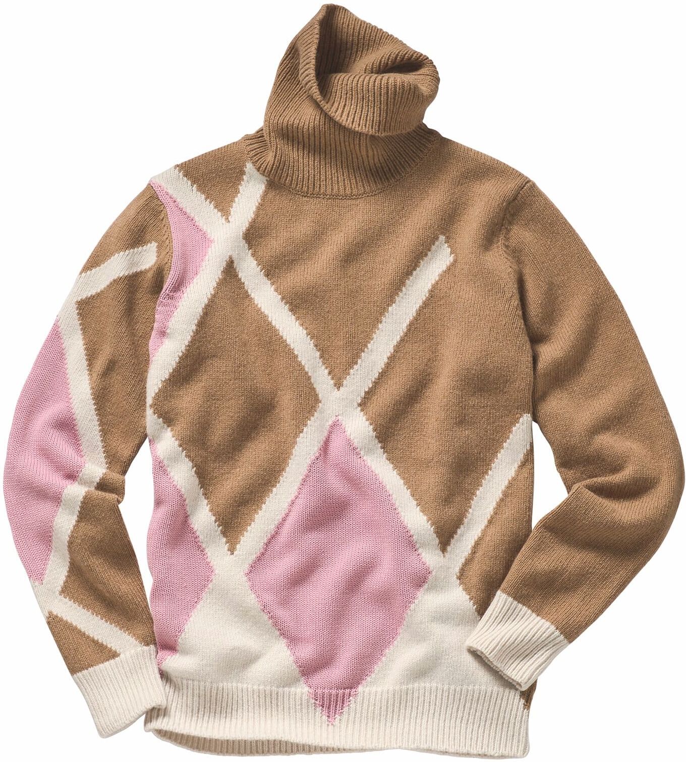 Mey & Edlich Waffeleis-Rollkragen Beige 56