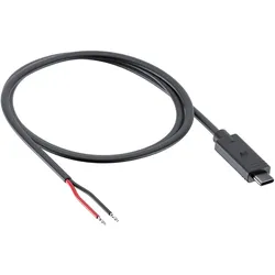 Sp Connect Ladekabel 6V DC SPC+ USB-C>open end 1500 mm schwarz (1.50 m), USB Kabel